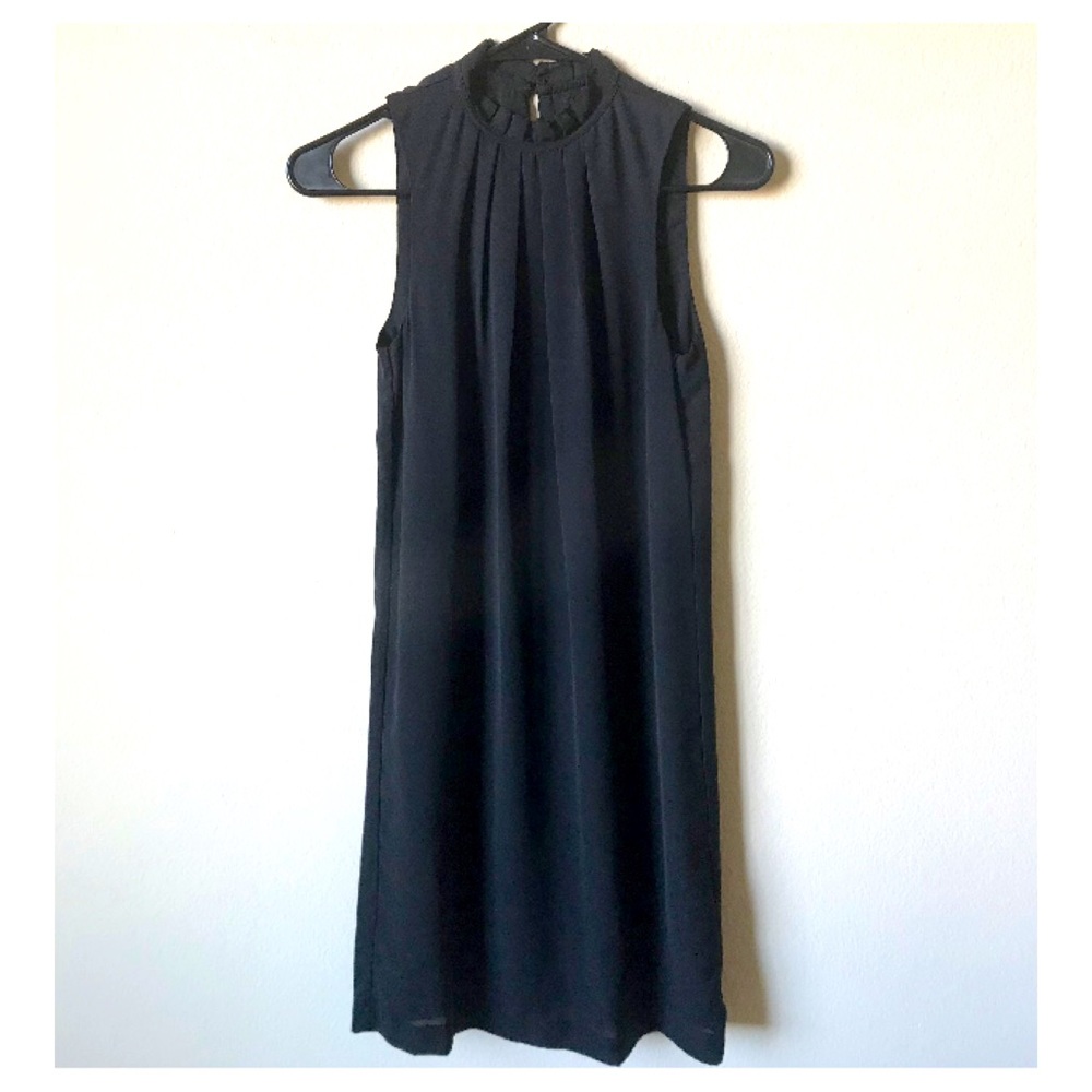 H&M Black High Neck Dress